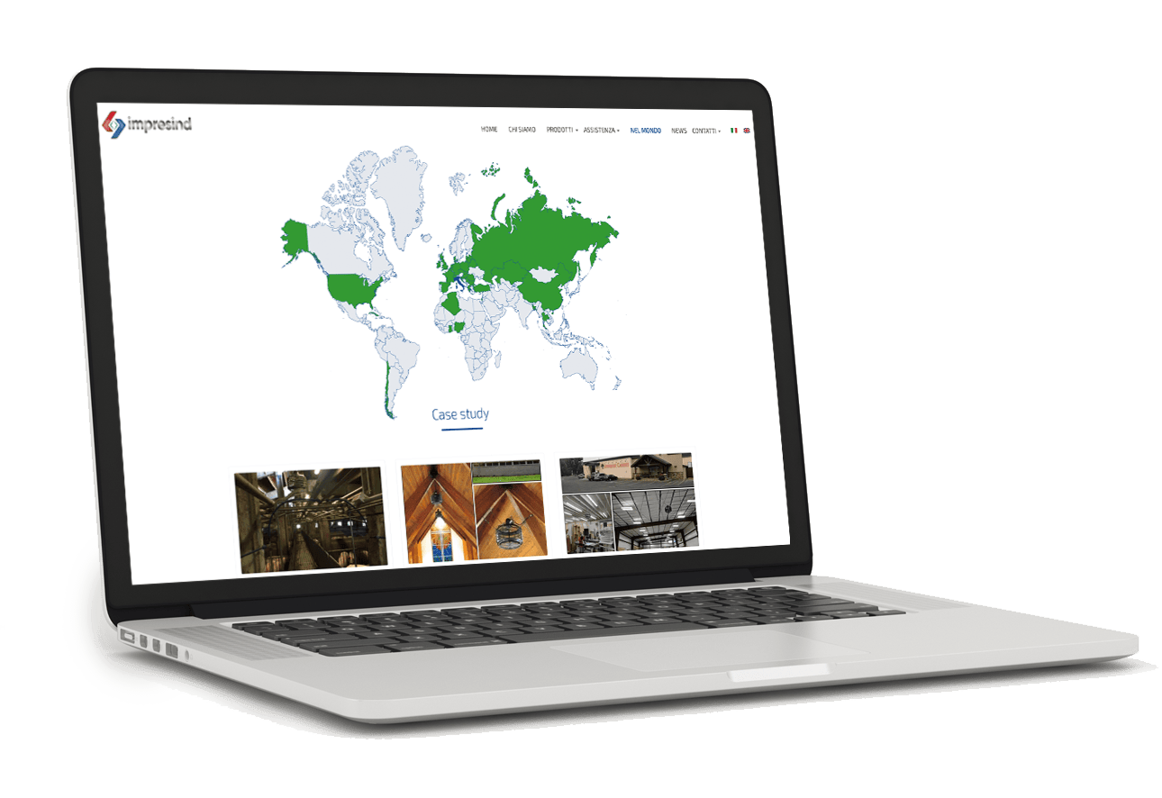 sito web per aziende internazionali Impresind